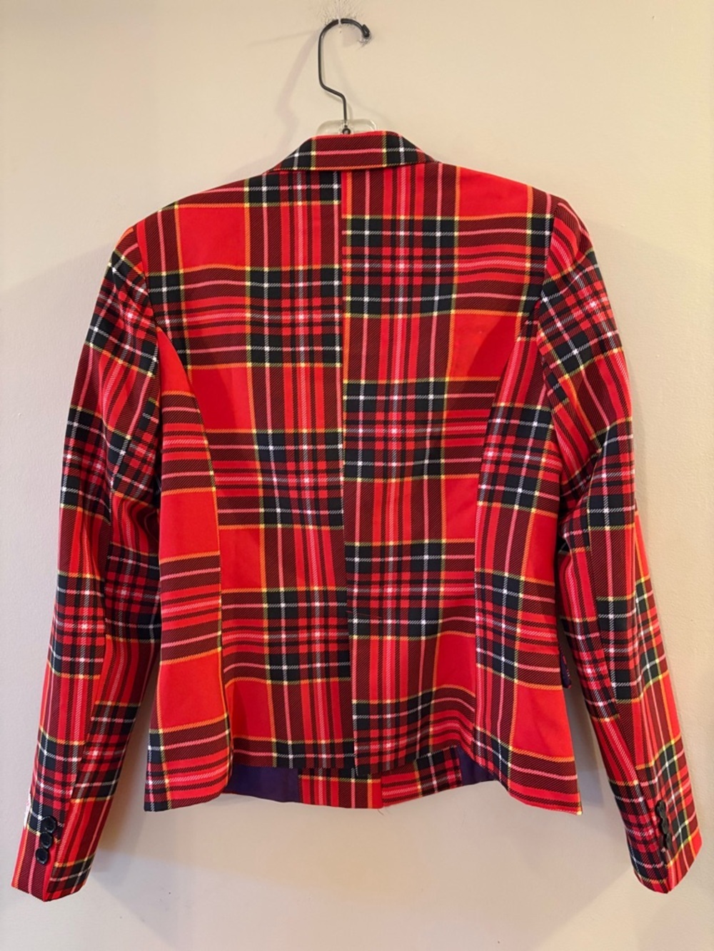Opposuit, The Lumberjackie, Red Plaid Women's Blazer & Skirt Set, Sz 10. - Picture 4 of 16